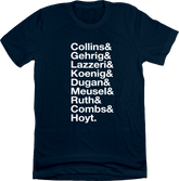 Baseball Lineup 1927 New York NYY & T-Shirt In The Clutch